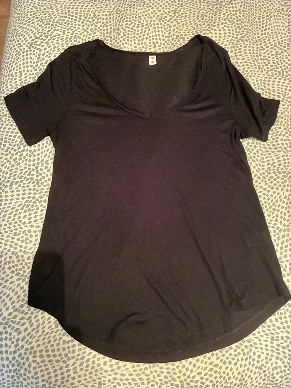 Black bp V-Neck Women's Tee